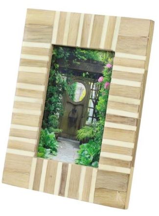 Deco Marche Light Brown Wooden Ornate Photo Frame-0