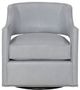 Fairfield® Customizable Pelle Provisions Phoebe Leather Swivel Chair-1