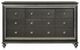 ACME Furniture Kaitlyn Metallic Gray Dresser-1