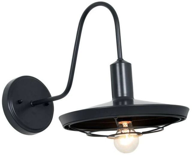 YHD Black/Glossy Gray 1-Light Exterior Lighting-0