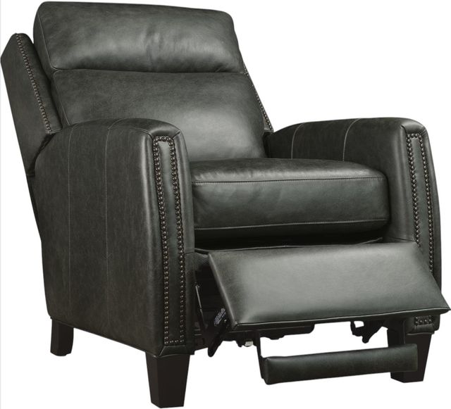 Hooker® Furniture Jacklyn Jala Gray Power Recliner with Pop-Up Headrest-1