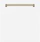 Zline Autograph Edition 24" White Matte Dishwasher Panel with Champagne Bronze Handle-0