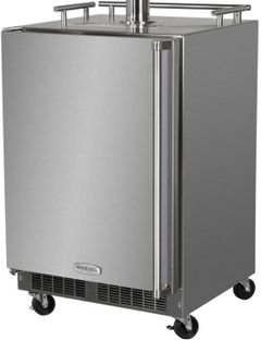 Marvel 5.7 Cu. Ft. Stainless Steel Outdoor Mobile Beverage Dispenser