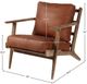 LH Home Notting Hi Junior Distressed Ash/Saddle Brown Arm Chair-2