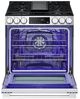 LG 30" PrintProof® Stainless Steel Slide-In Gas Range-1