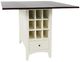 Jofran Inc. Asbury Park 3-Piece AP White/Autumn Brown Dining Set-2