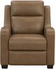 BarcaLounger® Ayden Hillwood Toffee Power Recliner with Power Headrest and Lumbar-3
