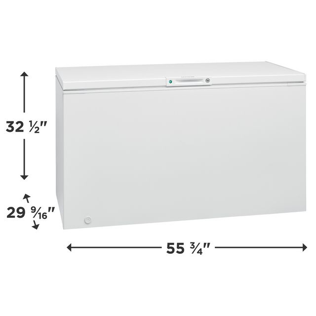 Frigidaire® 14.8 Cu. Ft. White Chest Freezer-1