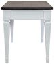 Liberty Furniture Allyson Park Charcoal/Wirebrushed White Writing Desk-3