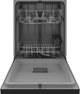 GE® 24" Black Built-In Dishwasher with Front Controls and Power Cord-1