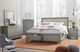Vaughan-Bassett French Market Zinc Upholstered King Bed-0