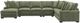 Corinthian Furniture Rayne 4-Piece Pamela Agate U-Shape Chaise Sectional-0