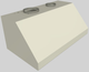 Vent-A-Hood® 42" Biscuit Wall Mounted Range Hood-3