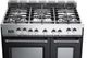 Verona® Prestige Series 36" Matte Black Pro Style Dual Fuel Range-2