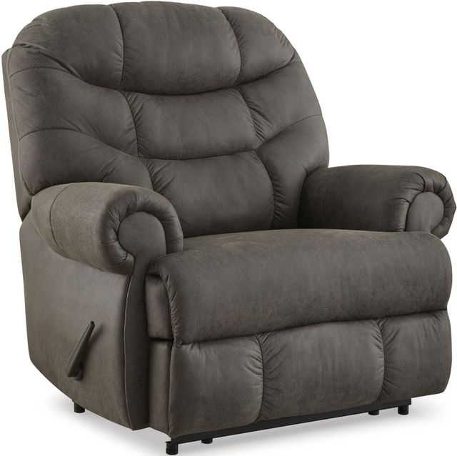 Signature Design by Ashley® Camera Time Gunmetal Manual Recliner-0