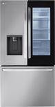 LG 36 in. 25.5 Cu. Ft. PrintProof™ Stainless Steel Smart InstaView® Counter Depth French Door Refrigerator-0