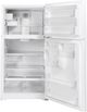 GE® 33" 21.9 Cu. Ft. White Top Freezer Refrigerator-1