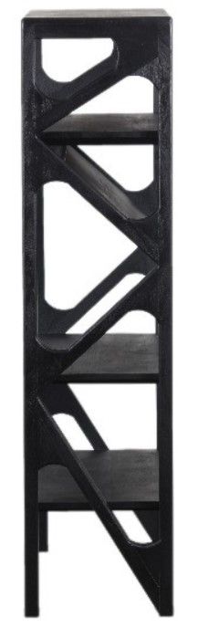 Porter International Designs Canberra Black Bookcase-2