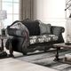 Furniture of America® Ronja Black Loveseat-0