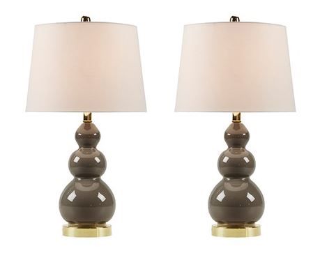 Olliix by 510 Design Covey Grey Table Lamp Set Of 2-0