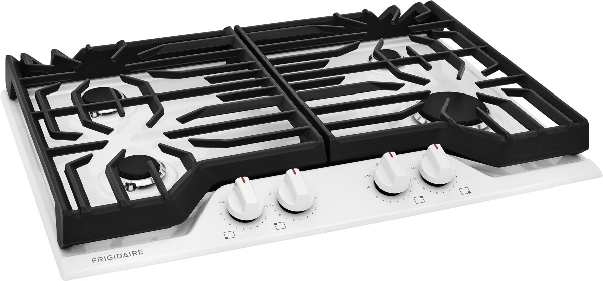 Frigidaire 30" White Gas Cooktop - Thumbnail 5