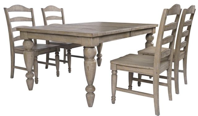 Jofran Inc. Slater Works Brown Rectangular Dining Table-3