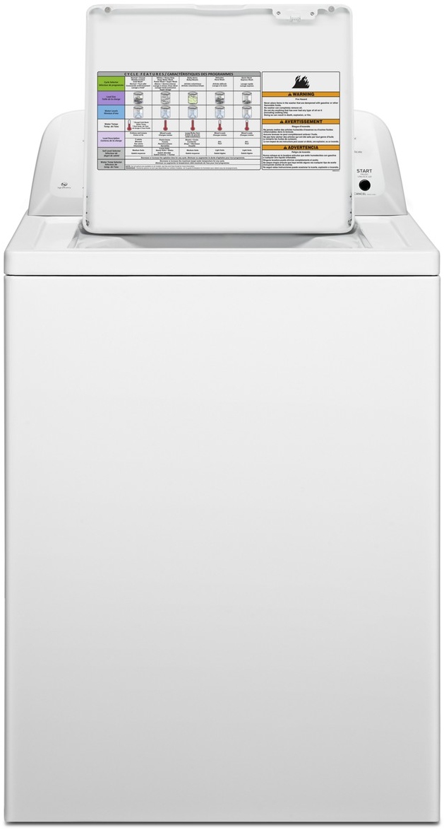 Amana 3.5 Cu. Ft. White Top Load Washer - Thumbnail 4
