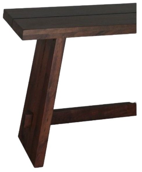 Home Trends & Design Piedmont Coffee Bean Console Table-2
