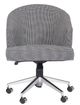 Vanguard Furniture® Vanguard Charley Chrome/Joni Black Desk Chair-1