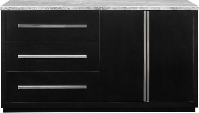 Steve Silver Co. Camila Ebony/Gray/Satin Nickel Server-3