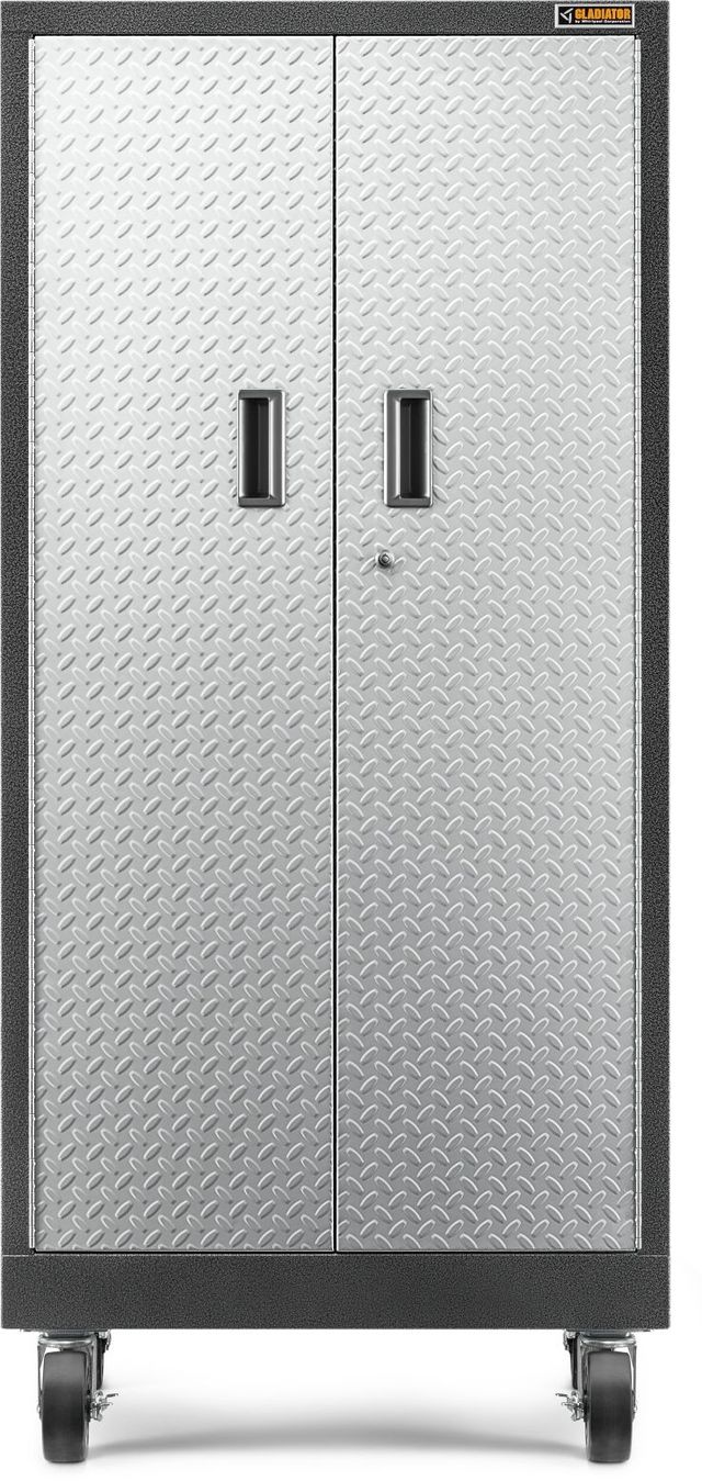 Gladiator® Premier Silver Tread Pre-Assembled Tall Gearlocker-0