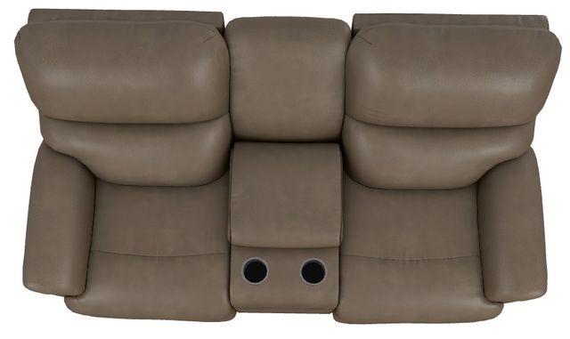 La-Z-Boy® Trouper Mink Power Reclining Loveseat with Console and Headrest-4