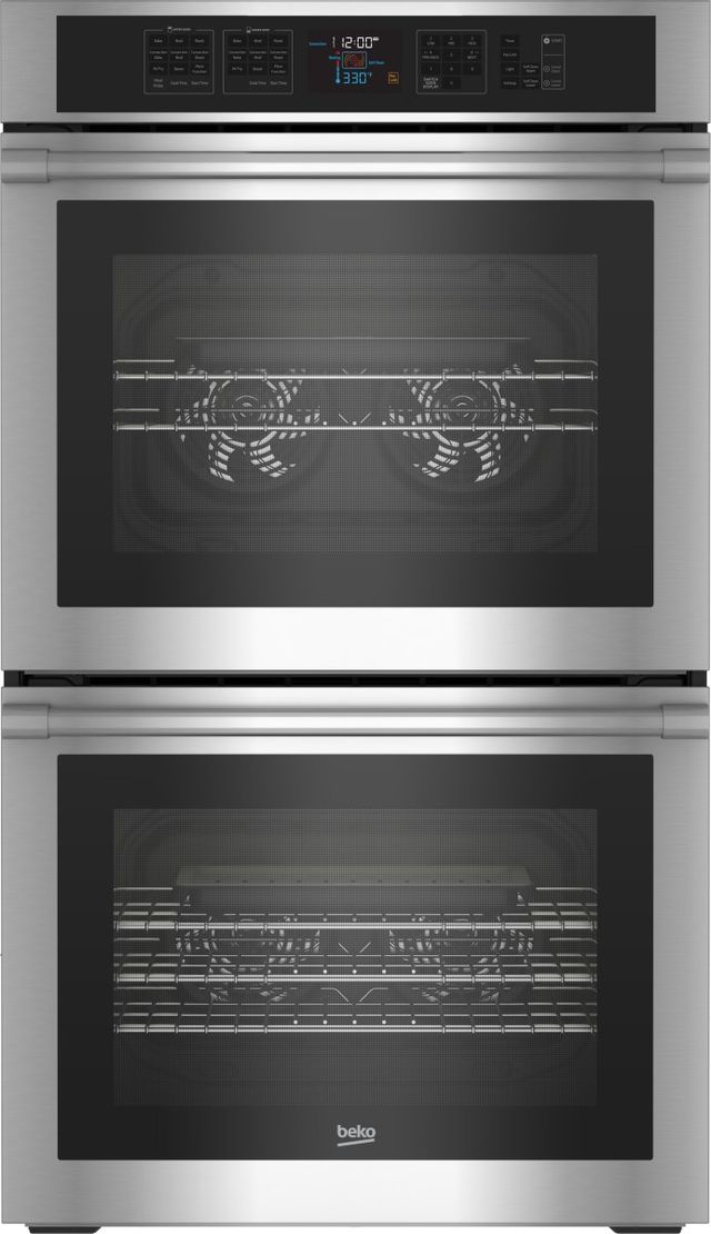 Beko 30" Stainless Steel Double Electric Wall Oven-0