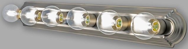 YHD Satin Nickel 6-Light Bathroom Vanity Lighting-1