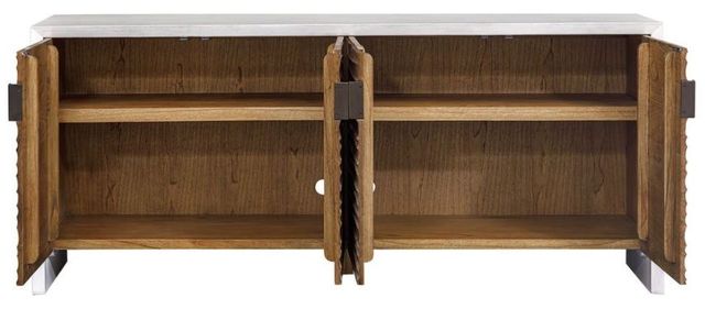 Uttermost® Brinson Medium/White Carved Wood Cabinet-3