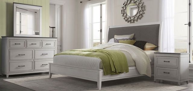 Martin Svensson Del Mar 4-Piece Gray/White Queen Bedroom Set-1