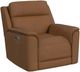 Elements International Mustang Aline Butternut Power Recliner with Power Headrest and Lumbar-3