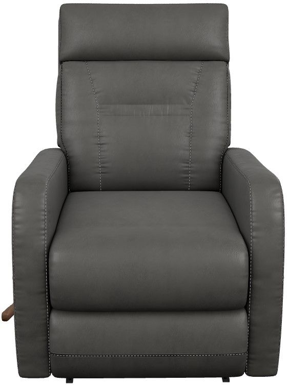 La-Z-Boy® Lennon Charcoal Leather Manual Wall Recliner-1