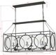 Forty West Fremont Black Bar Light Chandelier-1