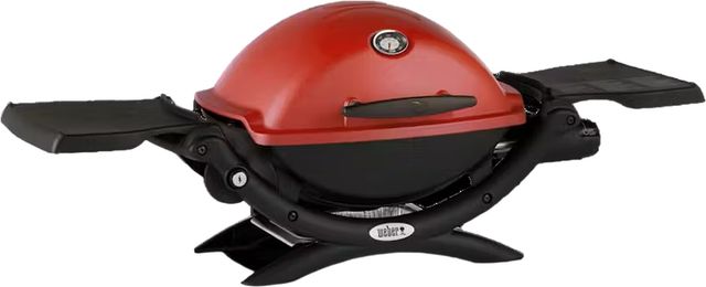 Weber® 1200™ 1-Burner Red Portable Liquid Propane Grill-2