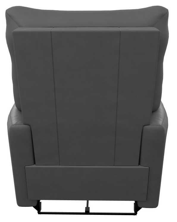 La-Z-Boy® Rowan Graphite Leather Manual Wall Recliner-4