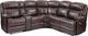 Parker House® Eclipse 6-Piece Florence Brown Power Reclining Sectional-0