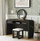 Elements International Ridgemont Black Dressing Table-2