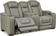 Signature Design by Ashley® Backtrack 3-Piece Gray Power Reclining Living Room Set-2