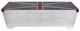 ACME Furniture Brancaster Glass Top Coffee Table with Aluminum Base-2