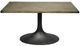 Nest Home Collections Megan Antique Natural Dining Table with Iron Base-3
