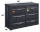 ACME Furniture Cargo Gunmetal Dresser-2