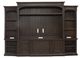 Liberty Furniture Paradise Valley Saddle Brown Entertainment Center with Piers-2