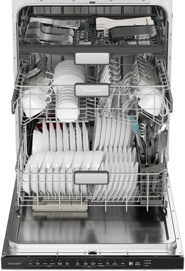 Sharp® 24" Stainless Steel Built In Dishwasher-1