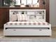 Carter Full White Bed with Trundle-1